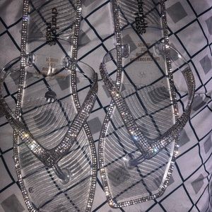 Diamond Charlotte Russe Flip Flops